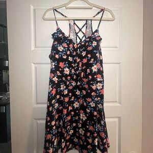 Floral Spaghetti Strap Dress
